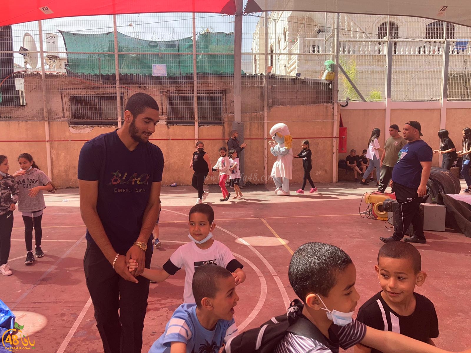 فيديو: فعاليات ترفيهية للصغار في النادي الاسلامي بيافا 